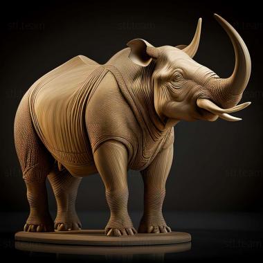 3D модель Granastrapotherium snorki (STL)